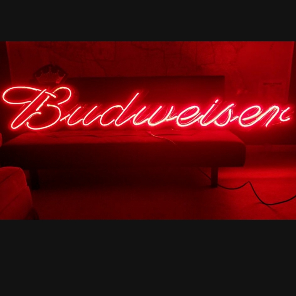 Huge Red BUDWEISER SIGN !!!Local Pick up ONLY!!!